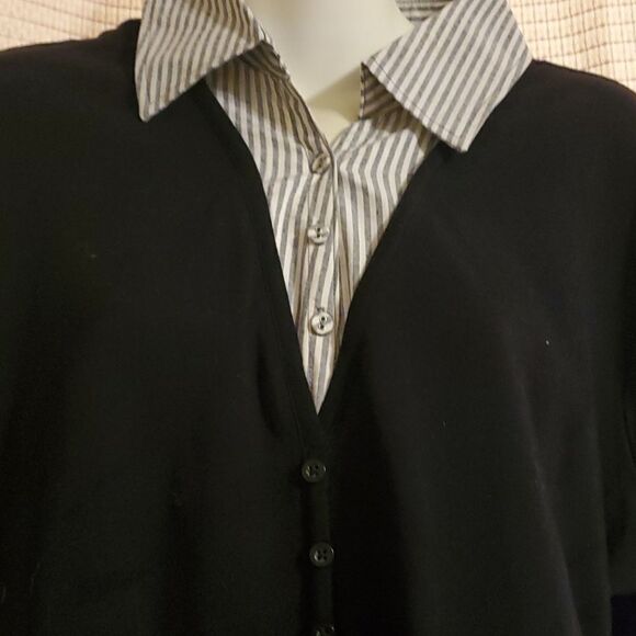 Denim & Co. KNIT TOP SIZE L - Picture 3 of 5